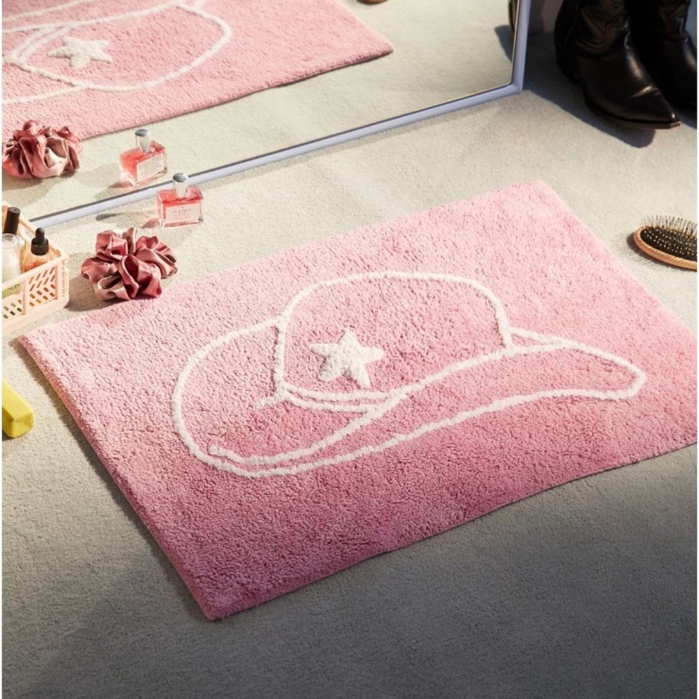 Urban Outfitters Cowgirl Bath Mat NWT